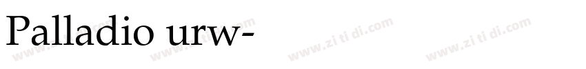 Palladio urw字体转换 Palladio urw字体转换